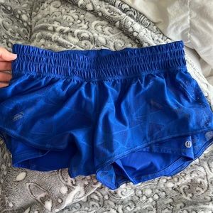 Blue Lululemon shorts